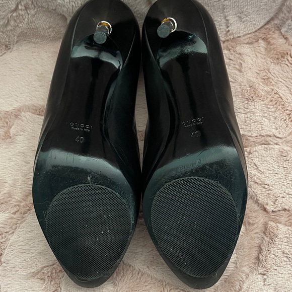 Authentic Gucci Platform Pump Bamboo Heels Shoes - Picture 7 of 8